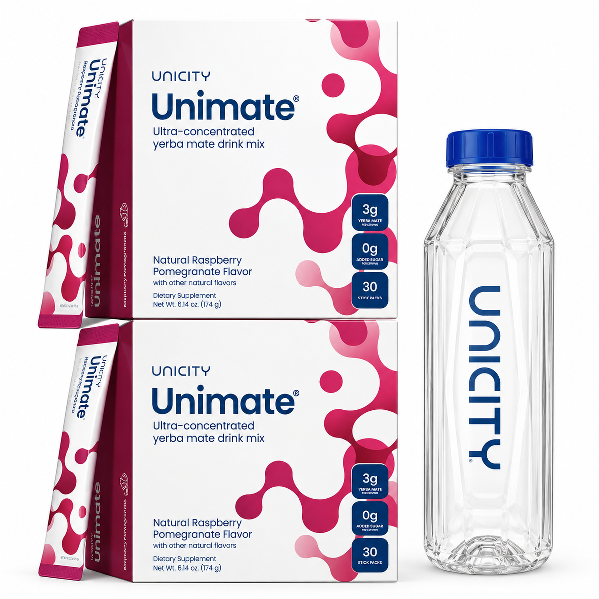 باقة يونيستي يونيميت التوفيرية | علبتين – 60 ظرف | اختر نكهتك – Unicity Unimate Bundle